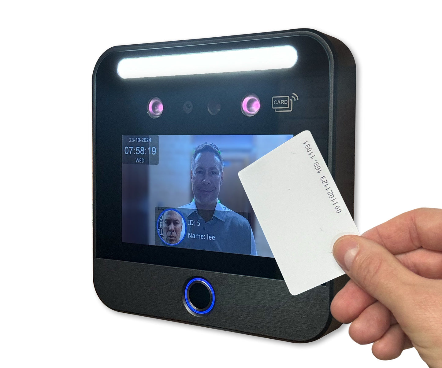 Facial Recognition, Fingerprint & Proximity Card Clocking in Machine + FREE Cloud Software - BioTime Multi