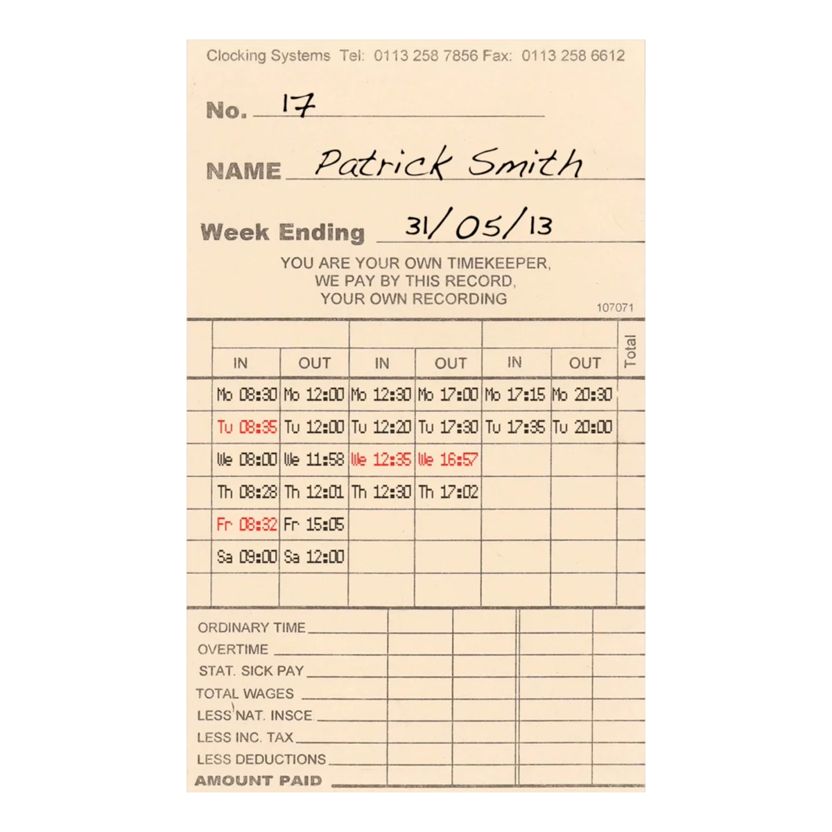 Time-Precision TP-100