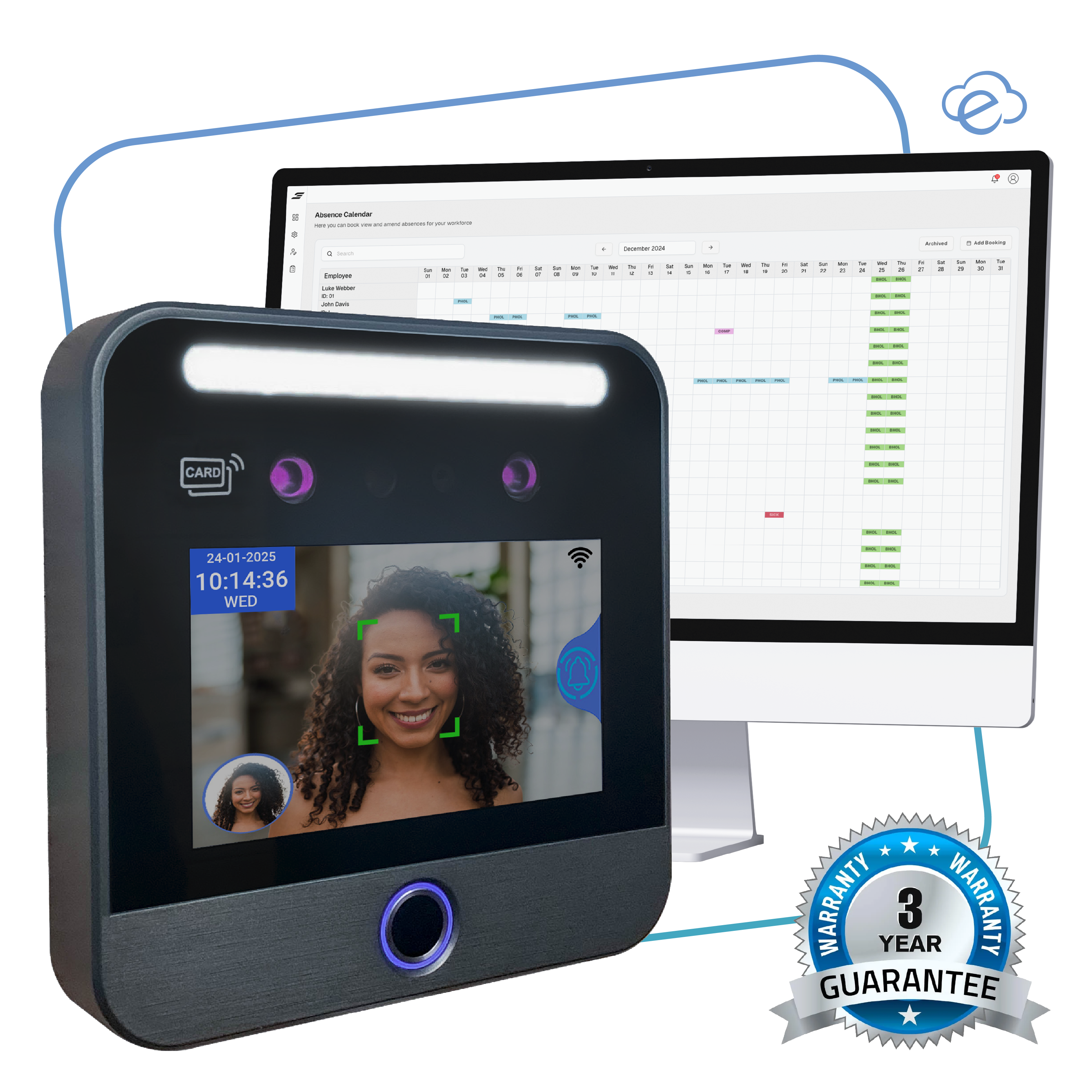 Facial Recognition, Fingerprint & Proximity Card / Fob - A103 ...