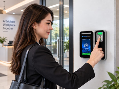 Fingerprint & Proximity Card Clocking in Machine + FREE Cloud Software - BioTime FP
