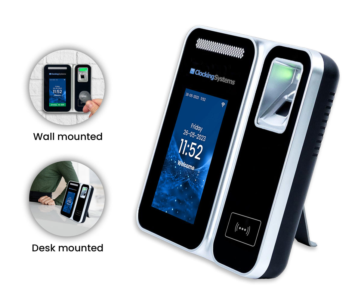 Fingerprint & Proximity Card Clocking in Machine + FREE Cloud Software ...