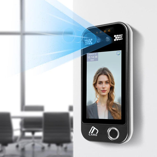 Outdoor Facial Recognition, Fingerprint & Proximity Card Clocking Machine + FREE Cloud Software