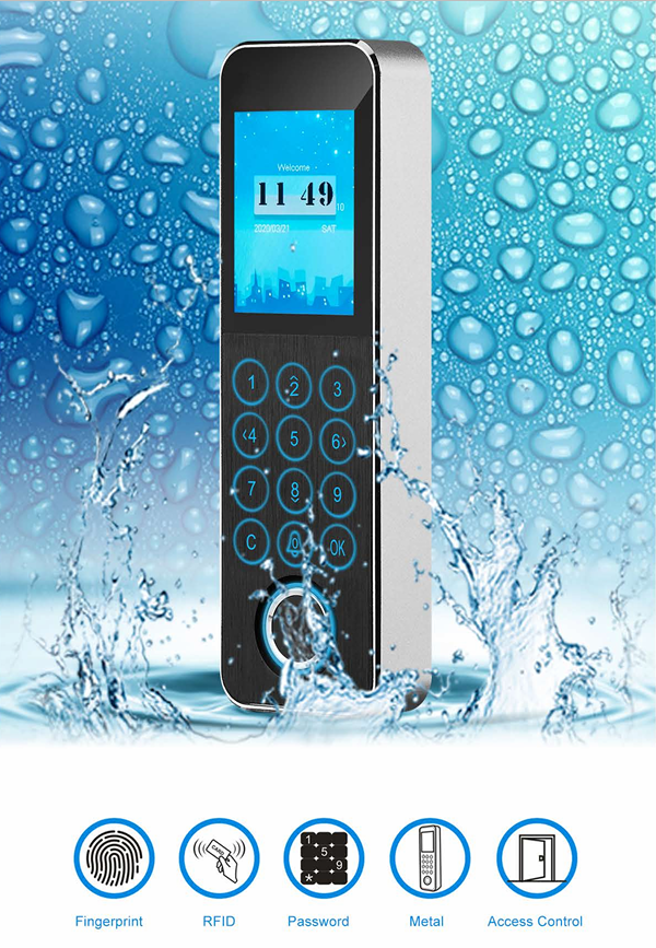 Outdoor & Weatherproof IP65 - Fingerprint & Proximity Card Clocking Ma ...