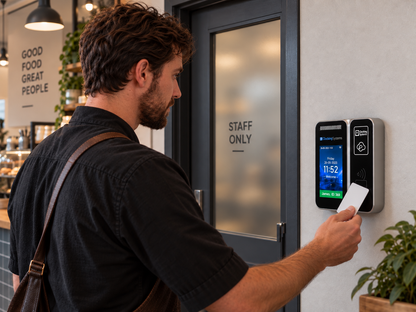 RFID Proximity Card or Keyfob Clocking in Machine + FREE Cloud Software - TotalTime