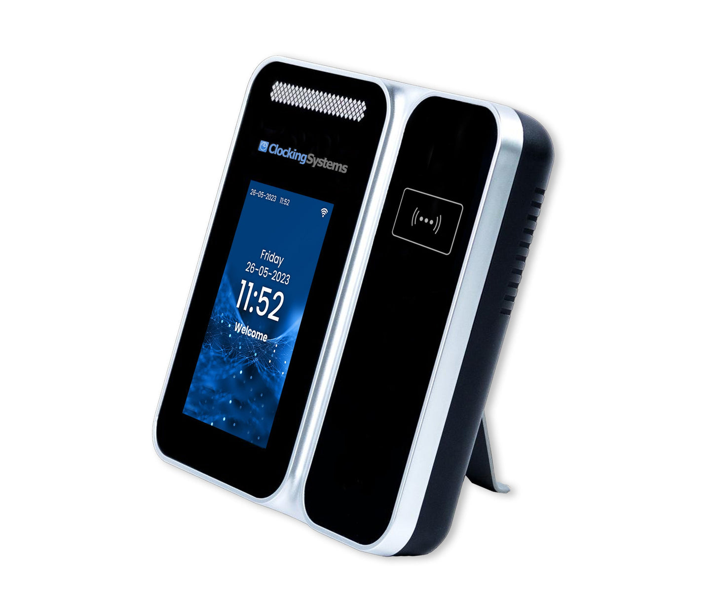 TotalTime RFID Proximity Card or Keyfob Clocking Machine with Software - Real time "who's in" display included.