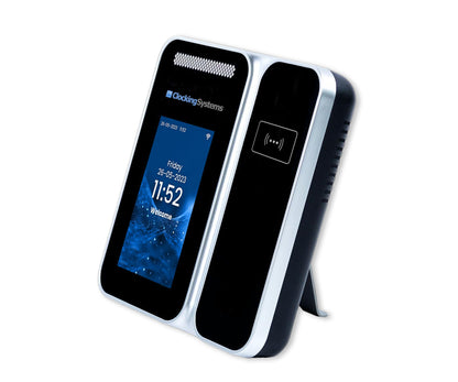 TotalTime RFID Proximity Card or Keyfob Clocking Machine with Software - Real time "who's in" display included.