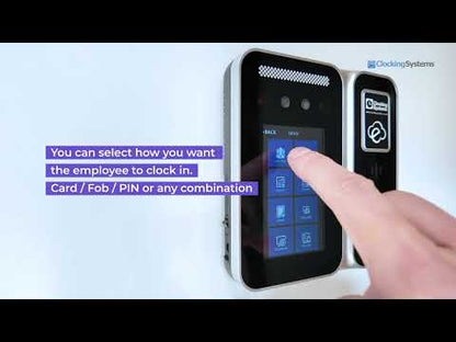 RFID Proximity Card or Keyfob Clocking in Machine + FREE Cloud Software - TotalTime
