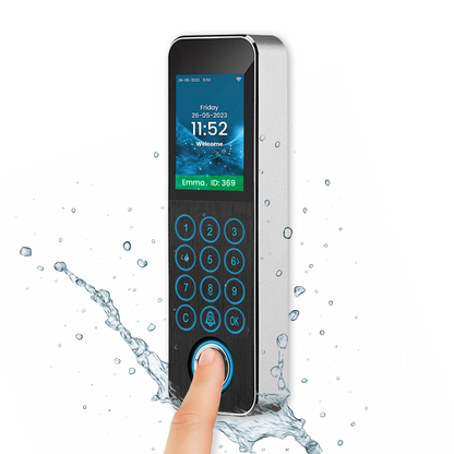 Outdoor Fingerprint & Proximity Card Clocking in Machine + FREE Cloud Software