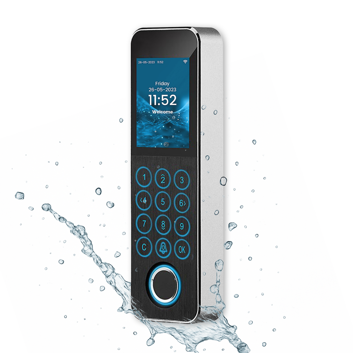 Outdoor Fingerprint & Proximity Card Clocking in Machine + FREE Cloud Software