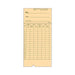 106000 monthly time clock card (Quantity 1000) - ClockingSystems